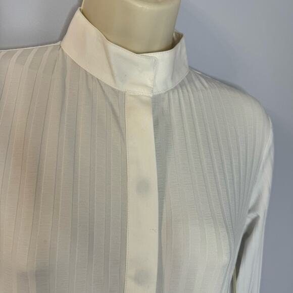 Free x Rein The Elite Equestrian Bodysuit Top White long Sleeve XS New - Picture 5 of 16